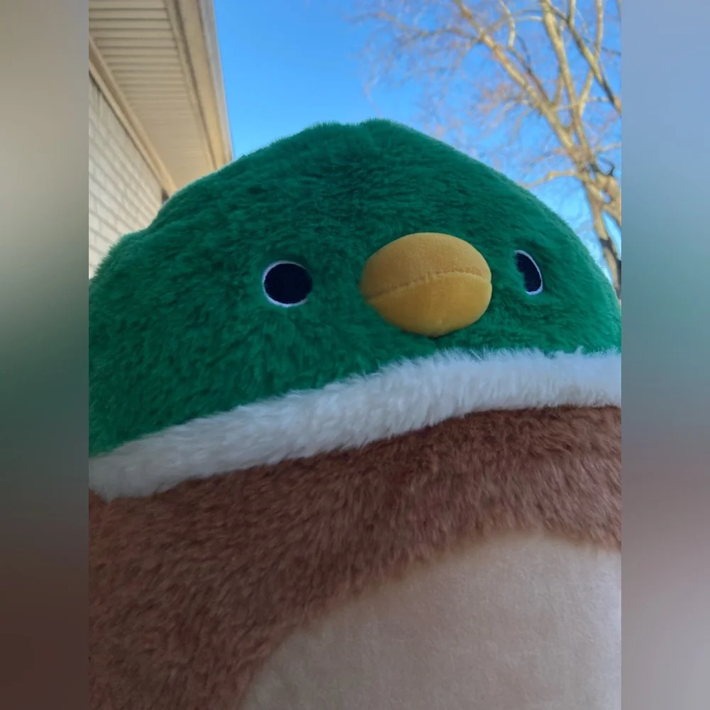 Squishmallows Fuzzamallows Avery Mallard Duck 12